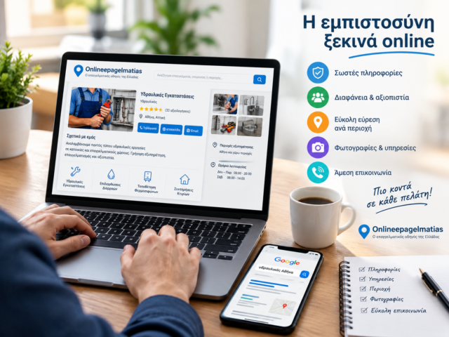 Πώς η online παρουσία βοηθά έναν επαγγελματία να κερδίσει την εμπιστοσύνη των πελατών